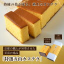 特選五山カステラ 5切れ / 9切れ / 1本【三源庵】 ザラメたっぷり | カット済み | 0.55号 | 1号 | お土産 お誕生日 和…