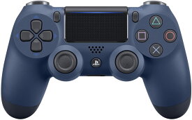 【マラソン期間中ポイント5倍】ワイヤレスコントローラー (DUALSHOCK 4) ミッドナイト・ブルー