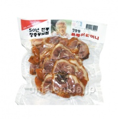 予約販売品 韓国食品 韓国料理 上品 たっぷり味のしみた豚足をスライスして食べやすくしました チャンチュンドン 肉加工品 800g3個セット スライス豚足