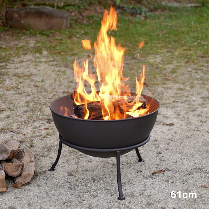 楽天市場】Fire Pit BOWL 焚き火台 スチール製 深型 軽量 耐熱塗装済み 