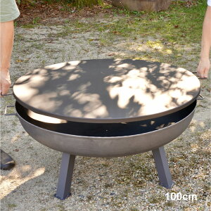 Fire Pit LID Αpt^ X`[ ϔMh Jo[ 55cm 75cm 85cm 100cm J Dh~ fUC t@C[sbgK[fp W OsO Lv ʑ