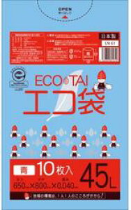 [���ꃁ�[�J�[5�P�[�X�ȏ㑗������][�|����]�G�R�� LN-61(45L)��[LLDPE][����0.040mm][10��×40��/�P�[�X]�s�T���L���E�v���e�b�N���K�㗝�X�t[���ƎҌ���]�k�C���E���ꗣ���͕ʓr����