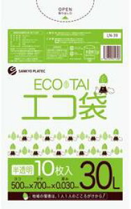 [���ꃁ�[�J�[5�P�[�X�ȏ㑗������][�|����]�G�R�� LN-39(30L)������[LLDPE][����0.030mm][10��×100��/�P�[�X]�s�T���L���E�v���e�b�N���K�㗝�X�t[���ƎҌ���]�k�C���E���ꗣ���͕ʓr����