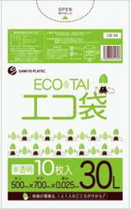 [���ꃁ�[�J�[5�P�[�X�ȏ㑗������][�|����]�G�R�� LN-34(30L)������[LLDPE][����0.025mm][10��×100��/�P�[�X]�s�T���L���E�v���e�b�N���K�㗝�X�t[���ƎҌ���]�k�C���E���ꗣ���͕ʓr����