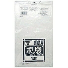 [5ケース入][事業者限定] N-73[70L]透明[0.04mm][10枚入×40冊×5ケース][日本サニパック正規代理店]