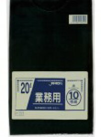 [3ケース入][ポリ袋 20L 黒] P-22（厚み0.030mm）[10枚×60冊][事業者限定][ジャパックス正規代理店]沖縄離島への配送は出来かねます