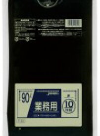 [3ケース入][ポリ袋 90L 黒] P-92（厚み0.045mm）[10枚×30冊][事業者限定][ジャパックス正規代理店]沖縄離島への配送は出来かねます