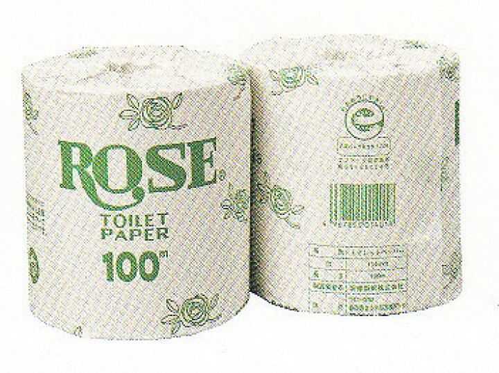 楽天市場 ２箱入り トイレットペーパー ローズ 100m シングル 個包装60個入 2箱 新橋製紙正規代理店 事業者限定 九州 沖縄を含む離島は別途送料がかかります 洗剤ワックススーパー