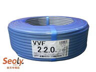 【未使用】 住電HSTケーブル VVFケーブル 2.0mm×2芯 100m巻 灰色 電線 VVFケーブル 2×2.0 灰 2mm 2芯 …