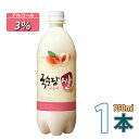 (02621)【麹醇堂】モモマッコリ 750ml 桃味 韓国酒 桃マッコリ 【韓国食品・韓国料理・韓国食材・おかず】【韓国お土産・輸入食品・韓国酒・激安】 ★★