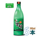 「10」 (02511)【S】【冷蔵】 釜山生濁マッコリ(センタク) 750ml ★ 6本 ★ センマッコリ クール便発送 センマッコリ 韓国食品 韓国料理 韓...