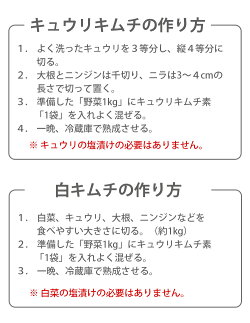 (4430)【全国送料無料!】【ファーチェ】本格キムチの素、お選び5点セット花菜ファーチェまぜるだけ「キムチ素/カクテキ素/オイキムチの素/白キムチ素」生野菜1k用【韓国食品・ヤンニョム】下漬・塩漬が不要です!生野菜が約60分で漬け上がり♪★★