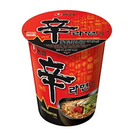 世界で売れてる韓国ラーメン【農心】辛ラーメン(小)カップ 65gx12個セット ★ 韓国食品 輸入食品 韓国食材 韓国料理 韓国お土産 韓国ラーメン 非常食品 乾麺 インスタントラーメン ラーメン 激安 (01003x15)【S】