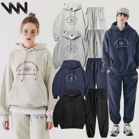 【正規品】WV PROJECT パーカー パンツ セットアップ オーバーフィット Prenie Hood SET MJHD7554+CJLP7442 ☆ ゆったり 裏起毛 メンズ レディース ユニセックス 上下セット 韓国 韓国ファッション 韓国ブランド WVプロジェクト 【韓国発送/海外通販/関税込/送料無料】