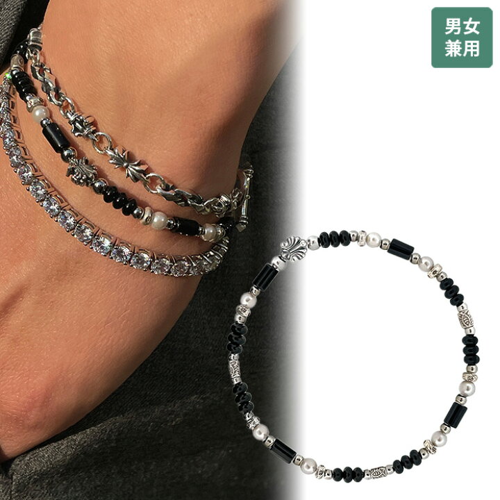楽天市場】【正規品】 Scudo ブレスレット Shell Black Pearl Beads 