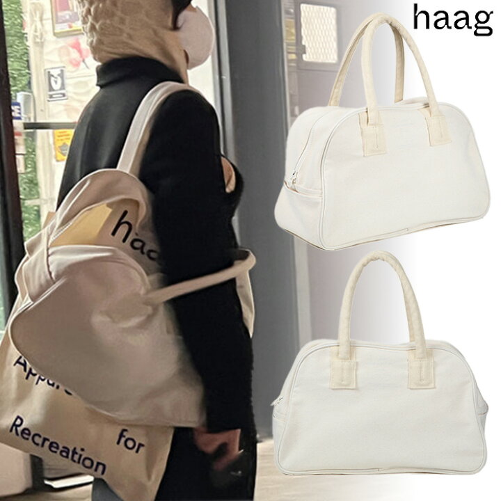 楽天市場】【正規品】 haag ボストンバッグ a boston bag ☆ バッグ 