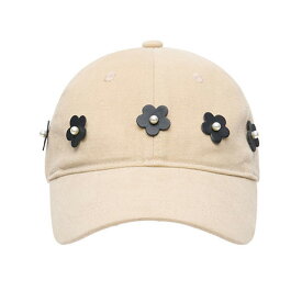 【正規品】 DEW E DEW E ボールキャップ フラワー FLOWER CAP ☆ 帽子 ベーシック デイリー ストリート カジュアル キュート レディース 春 夏 秋 冬 人気 韓国ファッション 韓国ブランド ドュイドュイ 【韓国発送/海外通販/関税込/送料無料】