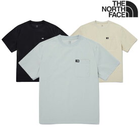 【正規品】 THE NORTH FACE Tシャツ ラウンドネック M'S ALL ROUND EX S/S R/TEE NT7UQ19 ☆ 伸縮性 ウーブン 冷感素材 ベーシック シンプル カジュアル ストリート 半袖 メンズ 春 夏 秋 韓国ファッション ノースフェイス 【韓国発送/海外通販/関税込/送料無料】