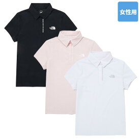 【正規品】 THE NORTH FACE 半袖 ポロシャツ W'S ICE GREEN S/S POLO NT7PQ31 ☆ レディース 伸縮性 軽量 冷感素材 ロゴ シンプル デイリー 韓国ファッション ノースフェイス 【韓国発送/海外通販/関税込/送料無料】