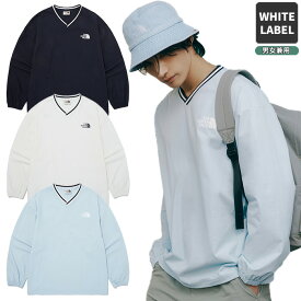 【正規品】 THE NORTH FACE スウェット トレーナー ICE RUN V CREWNECK NM5MQ04 ☆ メンズ レディース Vネック シンプル カジュアル ストリート トップス 春 秋 冬 韓国ファッション 韓国 ノースフェイス 【韓国発送/海外通販/関税込/送料無料】