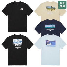 【正規品】 THE NORTH FACE Tシャツ トップス PLACES WE LOVE S/S R/TEE NT7UQ05 ☆ メンズ レディース 半袖 カットソー カジュアル シンプル 抗菌加工 アウトドア アクティビティ 野外活動 韓国ファッション ノースフェイス 【韓国発送/海外通販/関税込/送料無料】