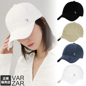 ★最大2000円クーポン＆ポイント2倍★VARZAR キャップ VZ Minimal Stud Ball Cap ☆ 帽子 ボールキャップ 深め カジュアル シンプル レディース メンズ 紫外線対策 小顔効果 韓国ファッション オールシーズン 韓国ブランド バザール 【正規品】