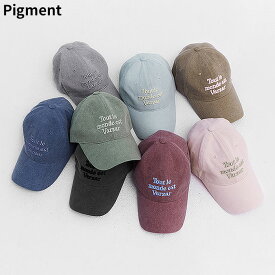 【正規販売店】 VARZAR キャップ 帽子 TMV Lettering Ball Cap (Pigment) (Washing) (Twill) ☆ シンプル レディース メンズ レタリング刺繍 紫外線対策 無地 小顔効果 韓国ファッション オールシーズン 韓国ブランド バザール【韓国発送/海外通販/関税込/送料無料】