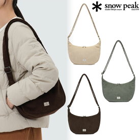 【正規品】 Snow Peak ショルダーバッグ Corduroy Small Hobo Bag ☆ カバン ストリート カジュアル シンプル メンズ レディース 春 夏 秋 冬 大人気 韓国ファッション スノーピーク 【関税込/送料無料】