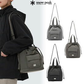 【正規品】 Snow Peak バケットバッグ Bright Bucket Bag ☆ ショルダーバッグ ストリート カジュアル シンプル メンズ レディース 春 夏 秋 冬 大人気 韓国ファッション スノーピーク 【関税込/送料無料】