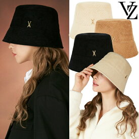 ★最大2000円クーポン＆ポイント2倍★VARZAR バケットハット Corduroy stud drop bucket hat ☆ バケハ 帽子 無地 ロゴ カジュアル シンプル メンズ レディース 韓国 韓国ファッション 韓国ブランド バザール 【正規品】