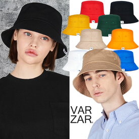 【正規販売店】VARZAR バケットハット 帽子 紫外線 Monogram Label Color Bucket Hat ☆ バケハ シンプル レディース メンズ 人気 韓国ファッション 春 夏 秋 冬 韓国ブランド バザール K-POP 【韓国発送/海外通販/関税込/送料無料】