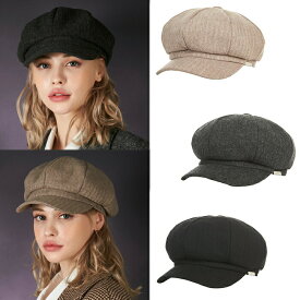 【正規販売店】 バザール キャスケット Bold metal tip wool herringbone newsboy cap ☆ 帽子 キャップ カジュアル シンプル レディース メンズ 韓国 韓国ファッション 韓国ブランド VARZAR 【関税込/送料無料】