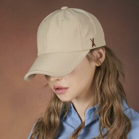 【正規販売店】VARZAR 小顔効果 深め キャップ Rose gold stud over fit ball cap ☆ 帽子 シンプル レディース 紫外線対策 無地 韓国ファッション オールシーズン 韓国ブランド バザール【韓国発送/海外通販/関税込/送料無料】