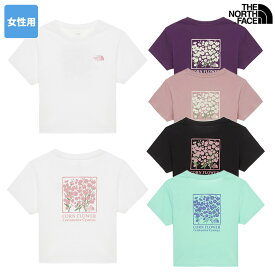 【正規品】 ノースフェイス Tシャツ W’S FLORET S/S R/TEE ☆ トップス レディース 半袖 ストリート カジュアル シンプル 春 夏 秋 韓国 大人気 THE NORTH FACE 【関税込/送料無料】