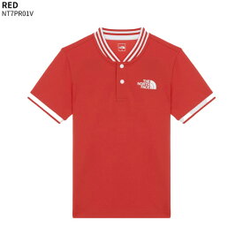 【正規品】 ノースフェイス Tシャツ K'S LITTON S/S POLO TEE ☆ ポロシャツ キッズ 半袖 子供服 子ども用 ジュニア キッズ カジュアル 男の子 女の子 韓国 THE NORTH FACE 【関税込/送料無料】