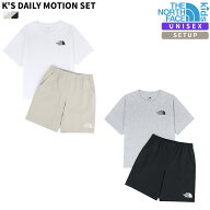 ★9/4~9/11期間限定★最大2000円クーポン配布中★ ノースフェイス セットアップ K'S DAILY MOTION SET ☆…