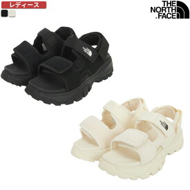 ★最大2000円オフクーポン配布中★ ノースフェイス サンダル W VELCRO SANDAL ☆ 厚底サンダル レディース ロゴ チャンキー 靴 ベルクロ フィット感 調整可能 アウトドア 韓国 THE NORTH FACE 【正規品/関税込/送料無料】