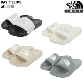 ★最大2000円オフクーポン配布中★ ノースフェイス サンダル BASIC SLIDE ☆ ブランドロゴ 軽量 クッション性 カジュアル メンズ レディース アウトドア デイリー シンプル 春 夏 秋 韓国 大人気 韓国ファッション THE NORTH FACE 【正規品/関税込/送料無料】