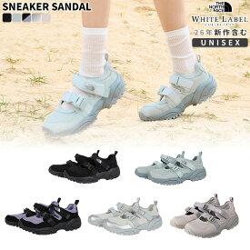 ★最大2000円オフクーポン配布中★ ノースフェイス スニーカーサンダル SNEAKER SANDAL ☆ サンダル レディース メンズ スニーカー 足の甲ストラップ ロゴ メッシュ 韓国ファッション THE NORTH FACE 【正規品/関税込/送料無料】