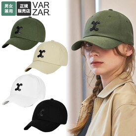 ★最大2000円クーポン＆ポイント2倍★VARZAR キャップ VA Curved Patch Ball Cap ☆ コットン ボールキャップ 帽子 シンプル レディース 紫外線対策 韓国ファッション 韓国 韓国ブランド バザール【正規品】