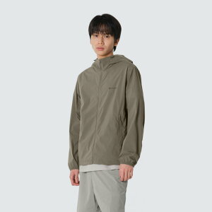 [SNOW PEAK APPAREL] Pico Sunblock Pertex Ultralight Windbreaker Khaki S26MMTWB78KH