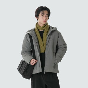 [SNOW PEAK APPAREL] �����h �t�[�f�b�h ���C�g �_�E�� �W���P�b�g �_�[�N �O���[ S26WMGDJ50DG