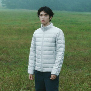 [SNOW PEAK APPAREL] �G�A �m���@ �p�[�e�b�N�X �N�A���^�� �X�^���h �l�b�N ���C�g �_�E�� �W���P�b�g ���C�g �O���[ S26WUPDJ16LG