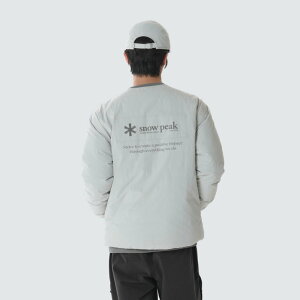 [SNOW PEAK APPAREL] �����h �E�[�u�� �p�b�` ���C�g �_�E�� �W���P�b�g �X�g�[�� �O���[ S26WMGDJ62SG