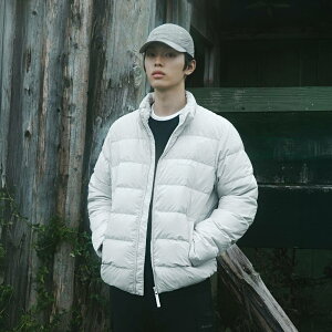 [SNOW PEAK APPAREL] ���C�g �^�X���� �X�^���h �l�b�N ���C�g �_�E�� �W���P�b�g �X�g�[�� �O���[ S26WMLDJ40SG