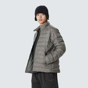 [SNOW PEAK APPAREL] �g�[�� 15D �G�A�^�X�e�B�b�N �X�^���h �l�b�N ���C�g �_�E�� �W���P�b�g �t�H�O �O���[ S26WMTDJ26FG