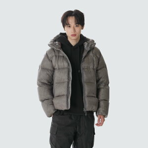 [SNOW PEAK APPAREL] �G�A�N���E�h 10D �w�r�[ �O�[�X �_�E�� �W���P�b�g �x�[�W�� �O���[ S26WMTDJ72BY