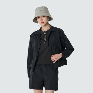 [SNOW PEAK APPAREL] Pico Sunblock Ultralight Women's Stand Neck Windbreaker Dark Charcoal S26MWTWB77DC