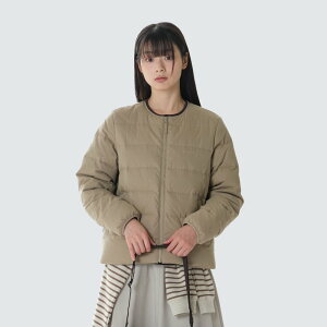 [SNOW PEAK APPAREL] Clend Women's Round Neck Light Down Jacket Beige S26WWDDJ97BG
