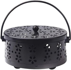 蚊取り線香ホルダー 鉄製 蚊取線香ケース ホルダー 防蚊 蚊取線香入れ 蚊遣り器 蚊取り器 蚊取り おしゃれ 携帯 蚊遣り箱 屋内 屋外 蚊取り線香 蚊遣り スチール製 キャンプ アウトドア 蚊遣